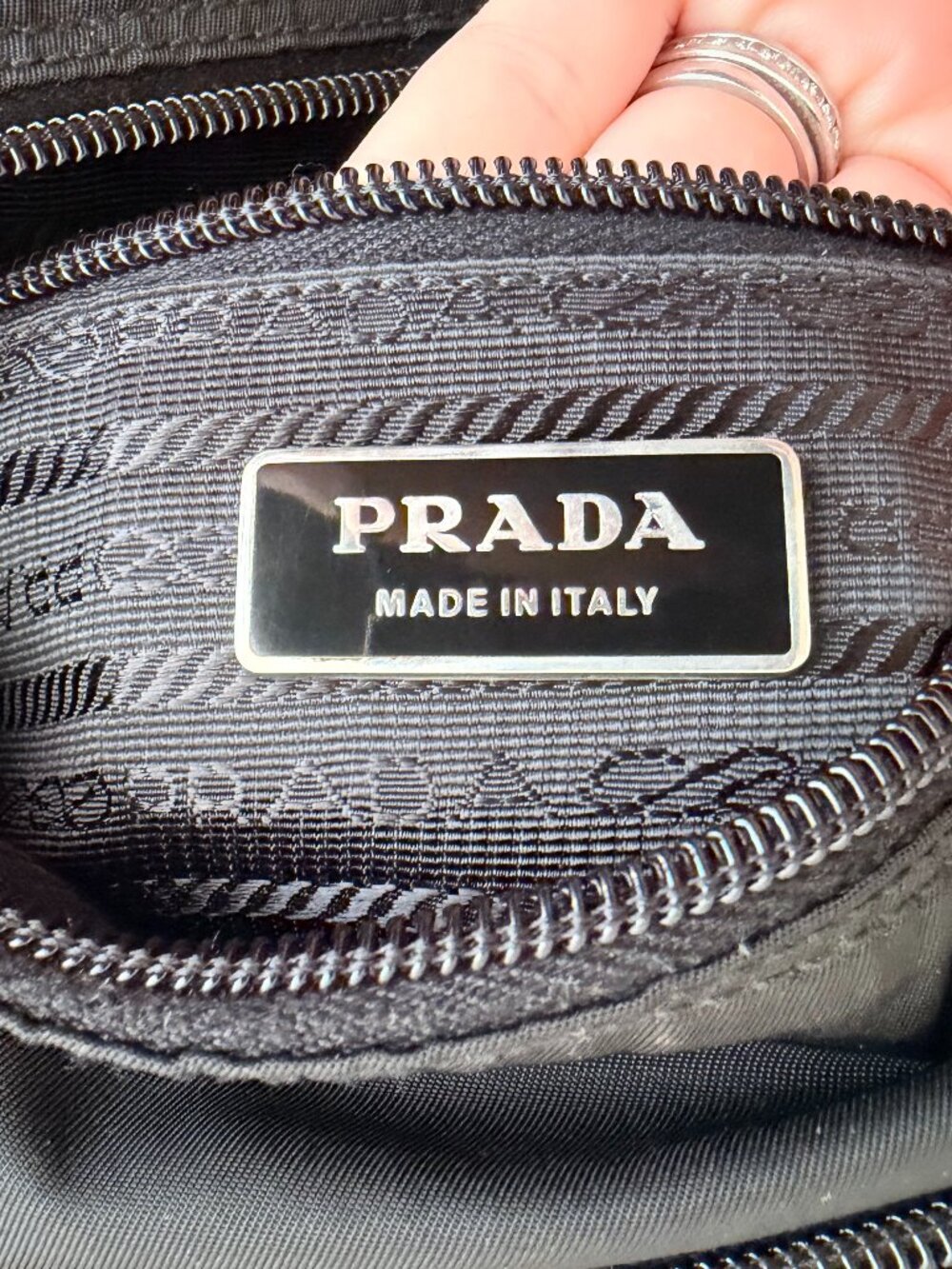 Prada Black Nylon Crossbody Messenger Bag - Picture 6 of 6